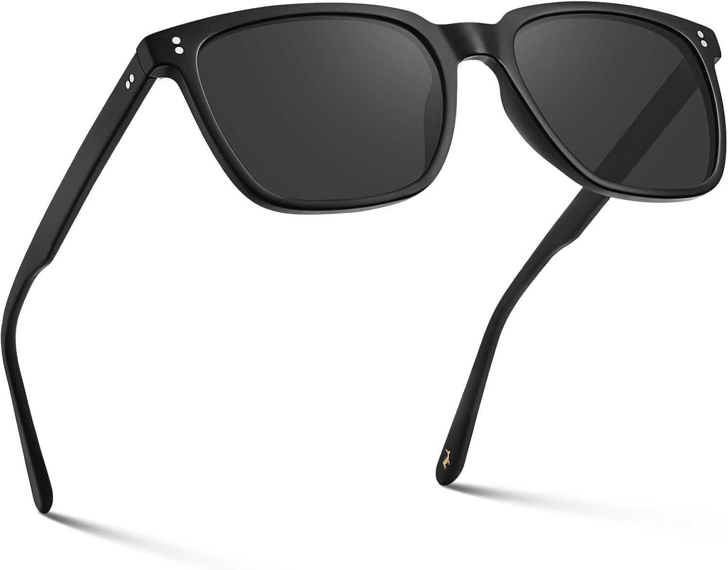 CARFIA Retro Acetate Polarized Sunglasses for Men with UV400