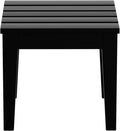 Ashore Outdoor Patio Modern Adirondack Side Table - Compact Patio