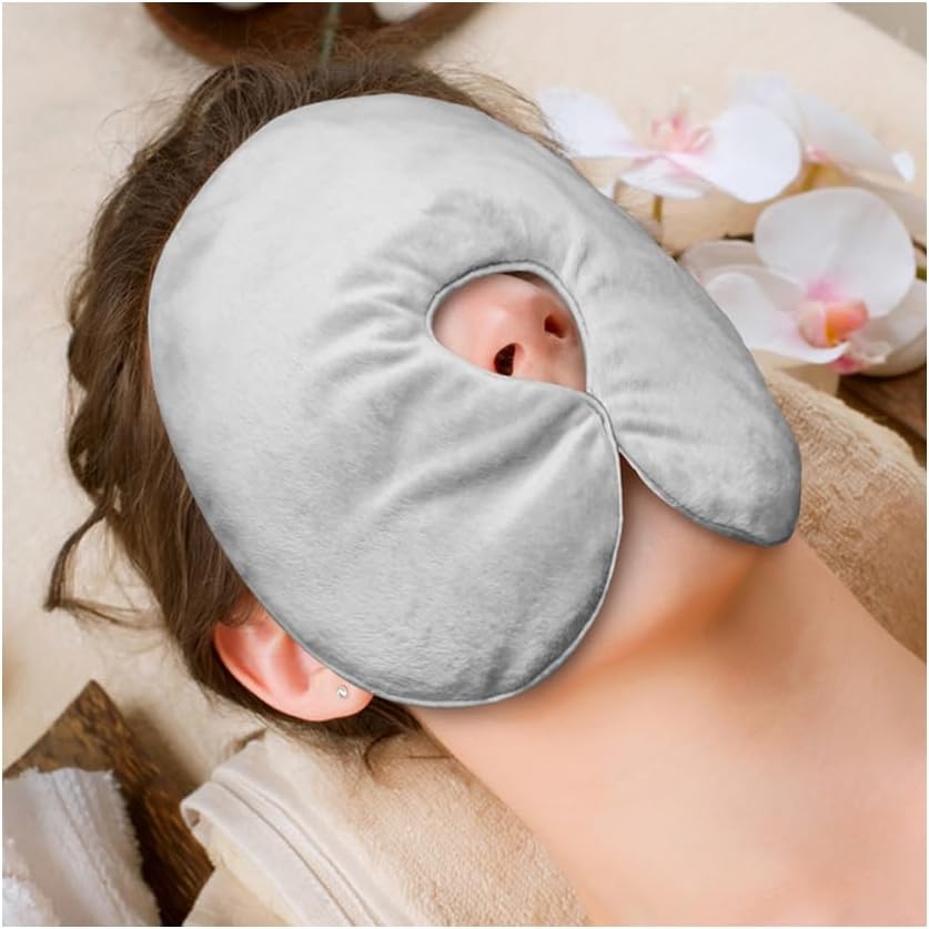 Heated Face Mask for Ultimate Relaxation - Grey - CONBELLA