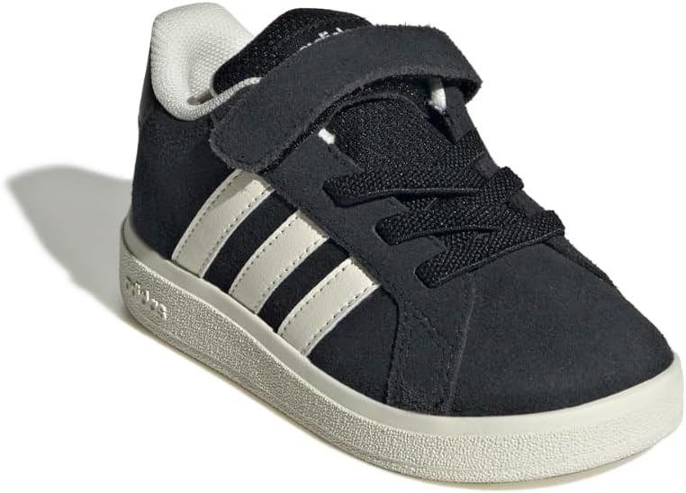 adidas Baby-Boy's Grand Court 2.0 Elastic Lace & Strap Sneaker Review