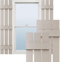 12W x 67H Lifetime Vinyl Board and Batten Shutters - Easy Install