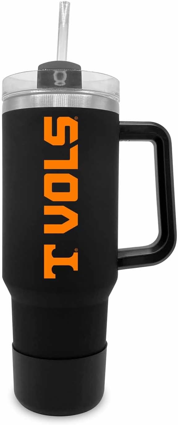 Tennessee Volunteers 40 oz Travel Tumbler with Handle & Straw