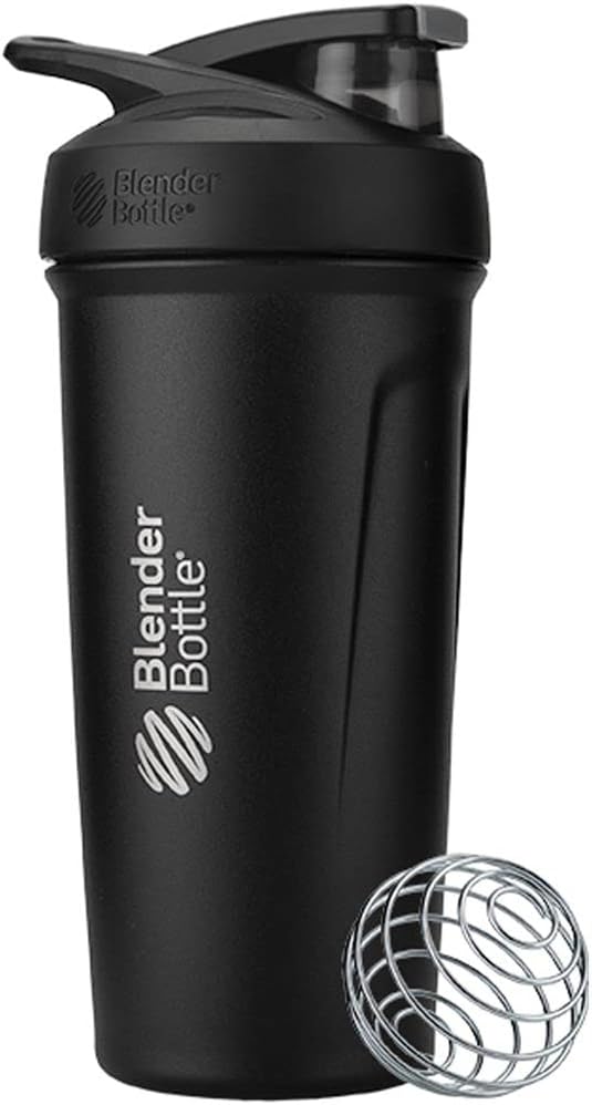 24-oz Stainless Steel Blender Bottle - Leak-Proof Design
