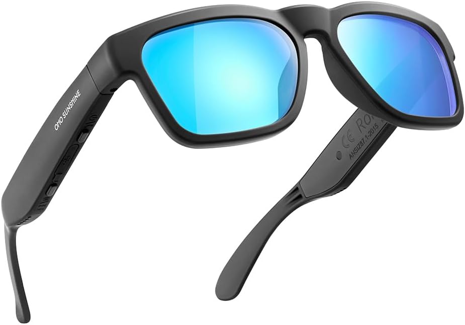 OhO Smart Glasses: Polarized UV Protection with Bluetooth Speaker