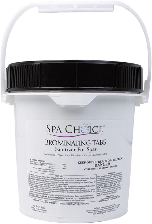 Premium Brominating Tabs Sanitizer for Spas - 3.5 Pounds