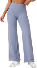 Womens Straight Leg Workout Leggings with No Front Seam - High Waist