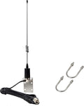 Stainless Steel Marine VHF Antenna 15in Low Profile - Compact Range