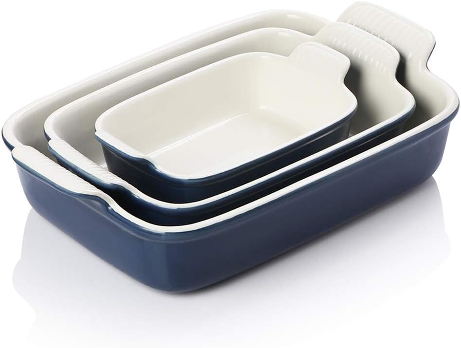 Durable Ceramic Bakeware Trio by Sweejar
