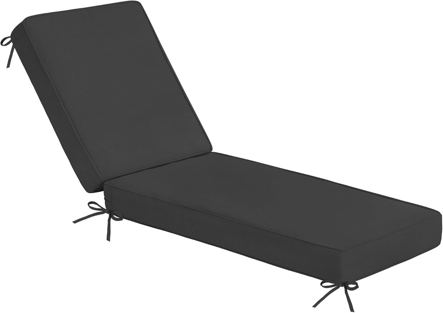 Sundale Outdoor Water-Resistant Chaise Lounge Cushion for Comfort