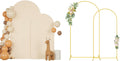 6FT 7.2FT Metal Arch Stand and Cover Set for Wedding and Party Decor