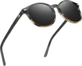 Polarized Round Sunglasses for Women - Classic Retro UV400
