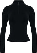 AUROLA Influence Workout Jacket for Women - Slim Half Zip Crop