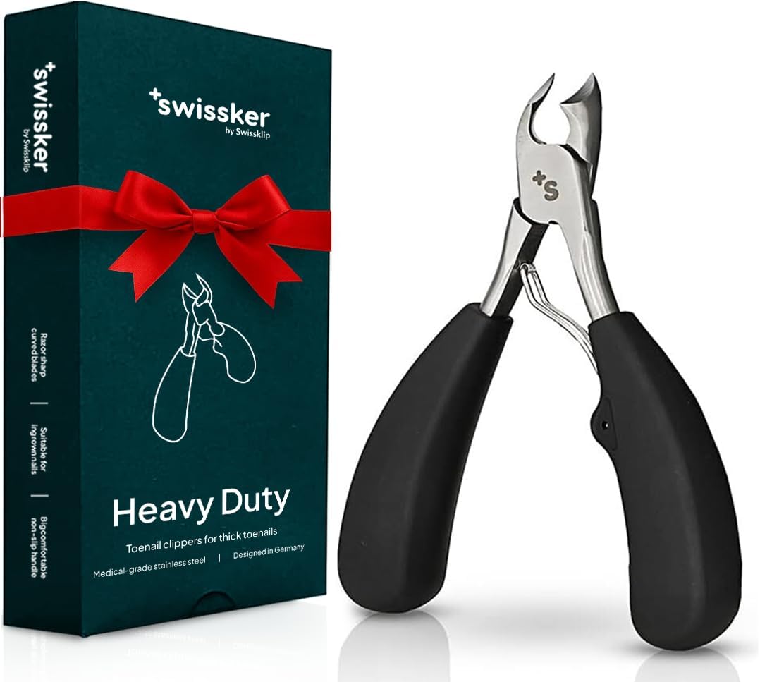 Swissklip Heavy Duty Toenail Clippers for Thick Nails Care
