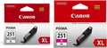 Canon CLI-251XL Gray and Magenta Ink Cartridges - Reliable Photo