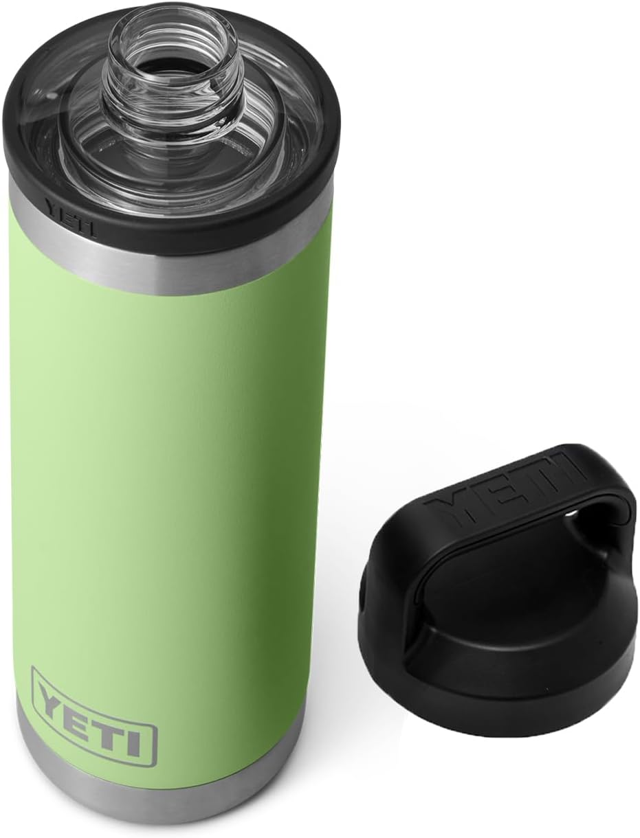 YETI Rambler 18 oz Bottle with Leakproof Chug Cap in Key Lime