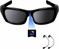 Camera Glasses HD 1080P Video Sunglasses with Bluetooth Earphones