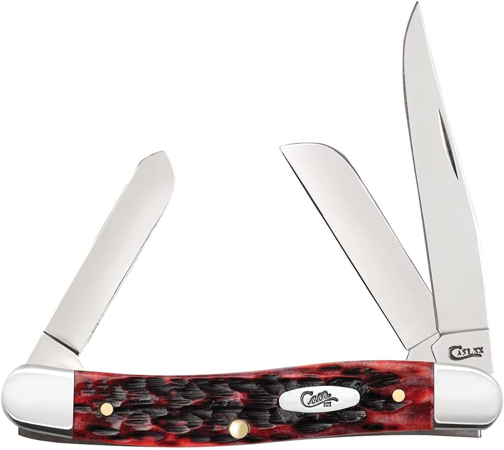 Case XX WR Pocket Knife Medium Stockman Crimson Bone Review