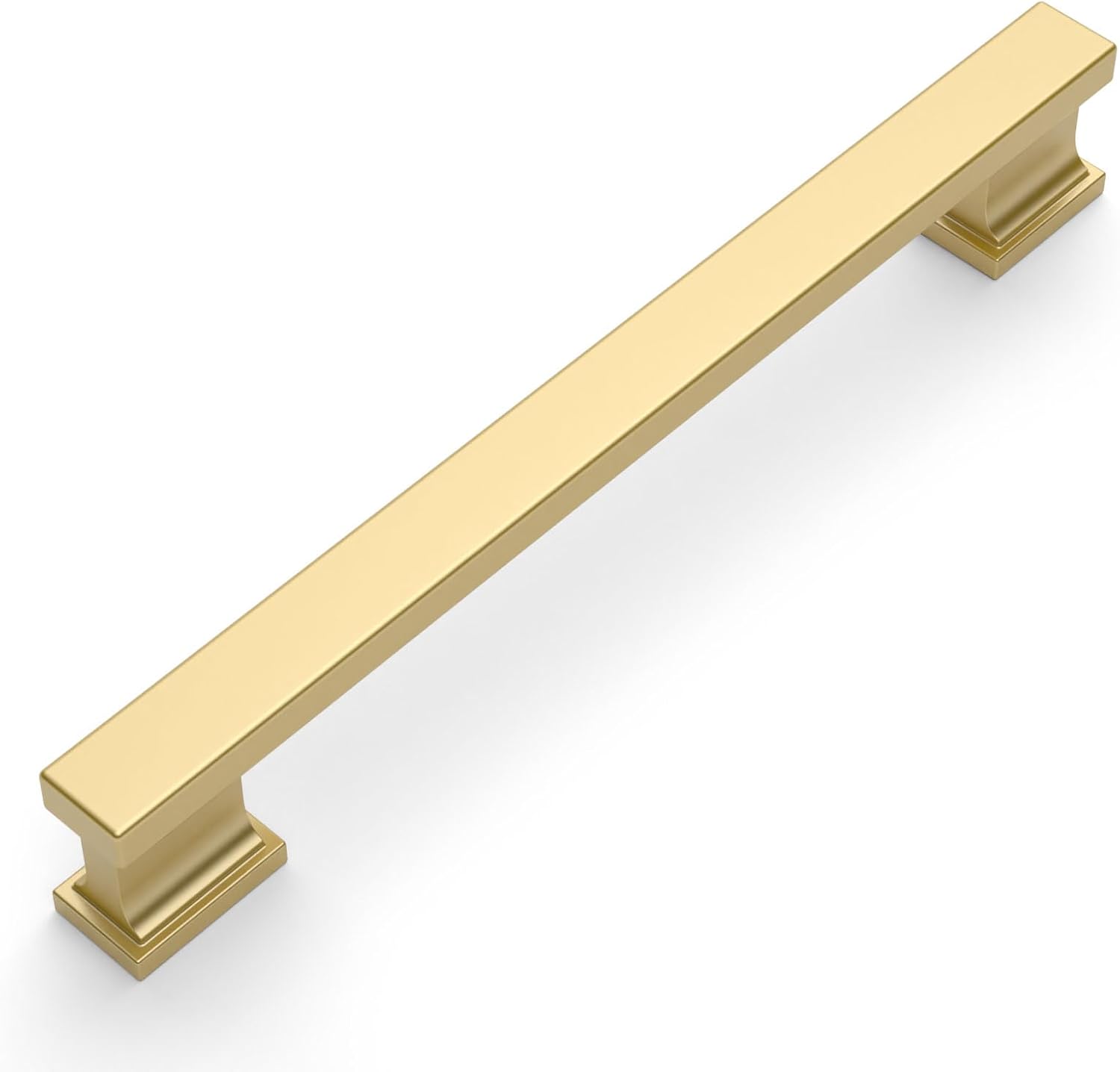 Brushed Gold Cabinet Pulls for Kitchen and Bathroom - 10 Pack