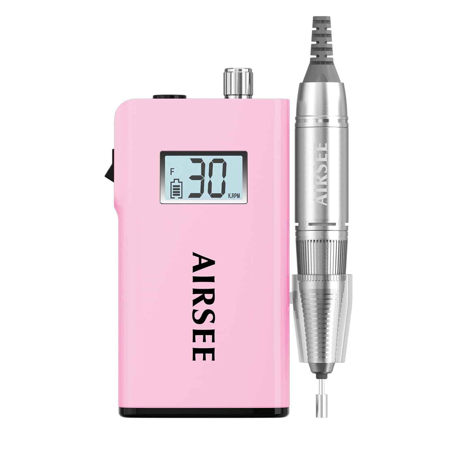 AIRSEE Rechargeable Electric Nail Drill for Professional Use