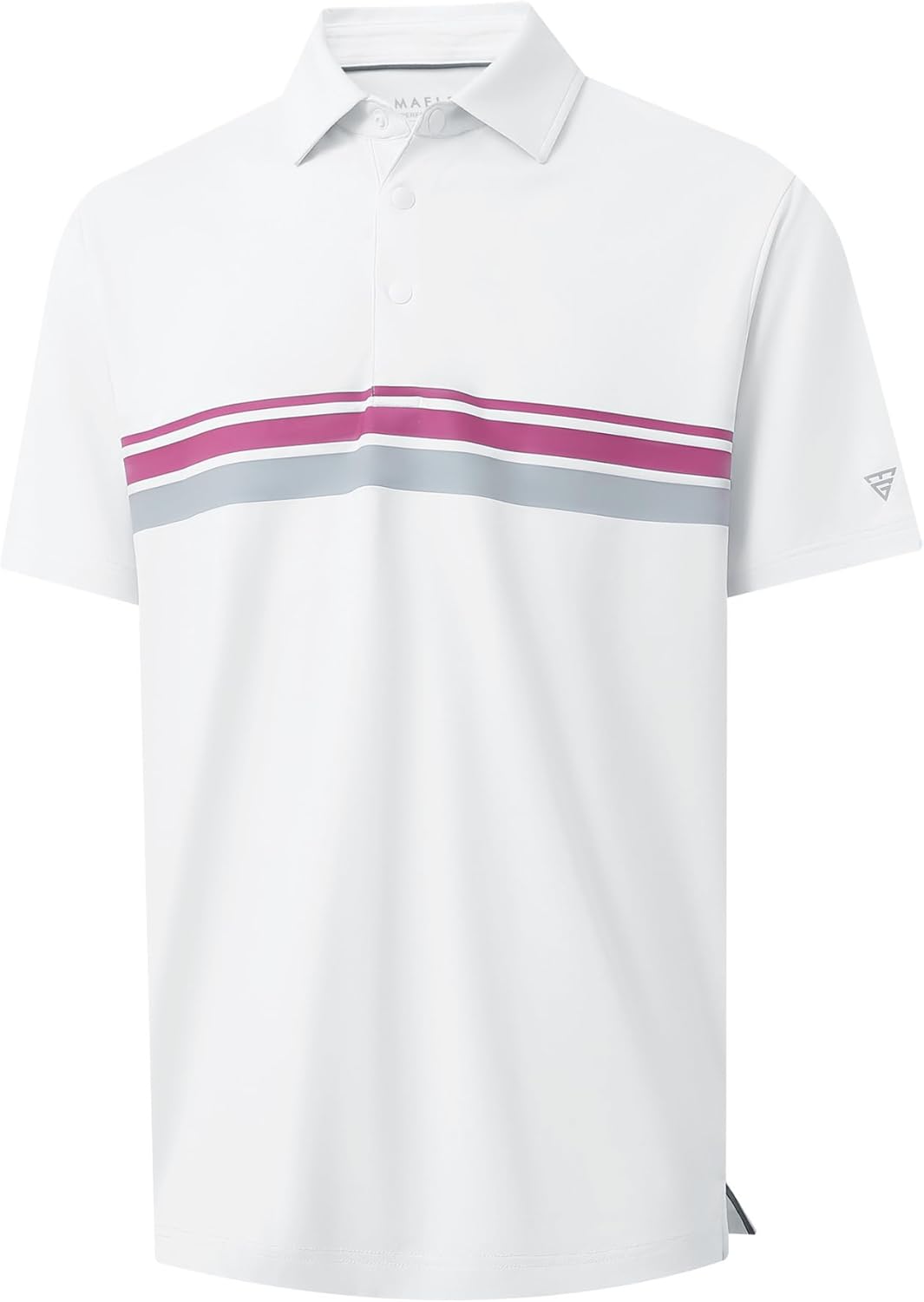 M MAELREG Mens Golf Shirts Short Sleeve Moisture Wicking Style