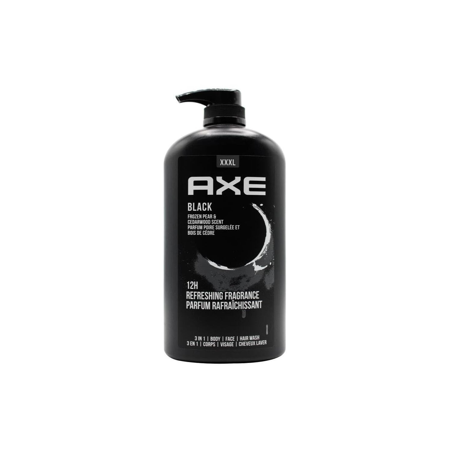 AXE 3 in 1 Body Face and Hair Wash for Men, 12 Hour Freshness