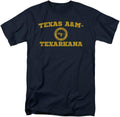 Official Collegiate Distressed Circle Logo T Shirt for Fans