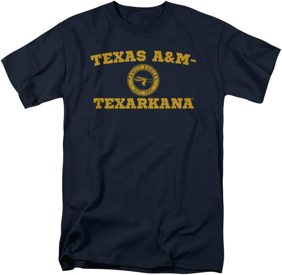 Official Collegiate Distressed Circle Logo T Shirt for Fans
