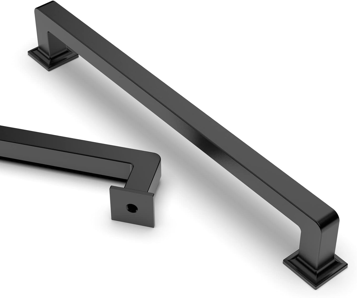 Asidrama 10 Pack 7 Inch Matte Black Kitchen Cabinet Handles