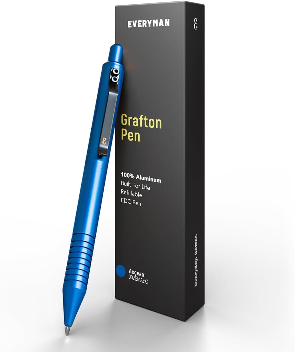 Everyman Grafton Full Click Refillable Ball Point Pen for EDC