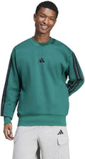 Men's Essentials 3-Stripes Fleece Sweatshirt for Men - Casual Warmth
