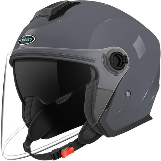 SanQing Motorcycle Open Face Helmet for Bikers and Scooters