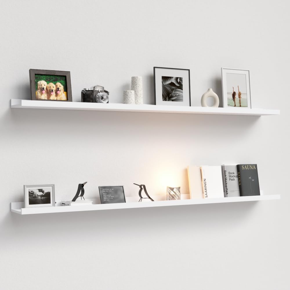55.1 Inches Long Floating Shelves for Stylish Home Decor
