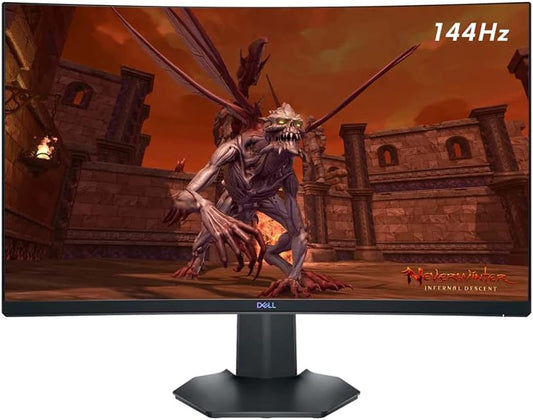 Dell 27 Curved Gaming Monitor - Immersive 144Hz Refresh Rate
