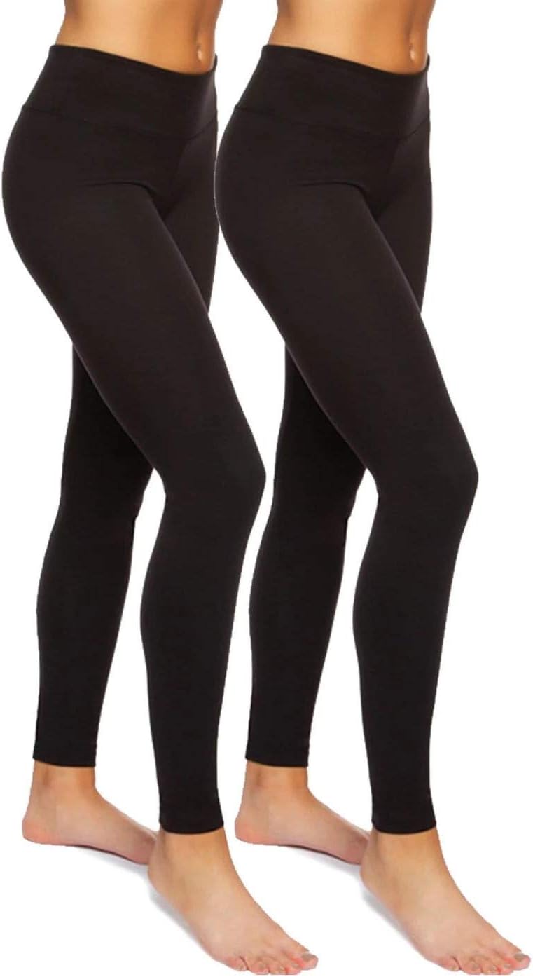 Felina Sueded Athleisure Performance Legging 2-Pack for Women