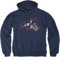 LOGOVISION Collegiate Distressed Primary Logo Pullover Hoodie STONY