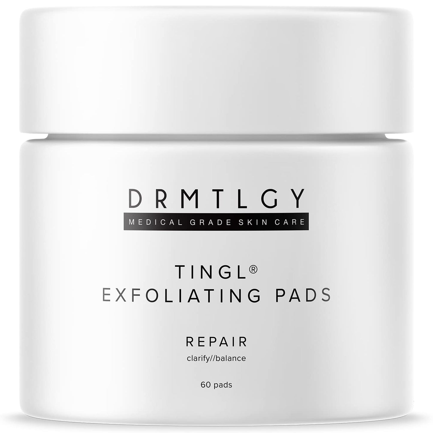 DRMTLGY Tingl Exfoliating Face & Body Pads for Acne & Wrinkles