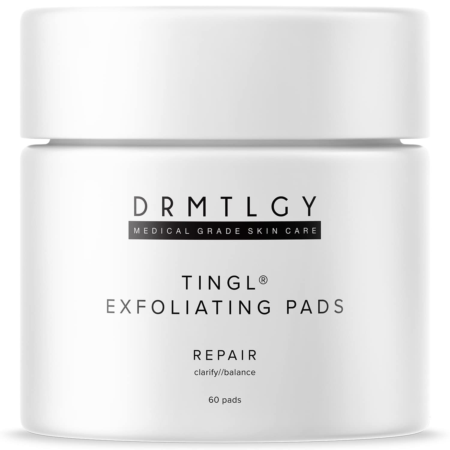 DRMTLGY Tingl Exfoliating Face & Body Pads for Acne & Wrinkles