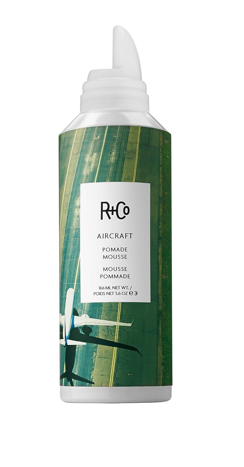 R+Co Aircraft Pomade Mousse for Texture, Volume & Definition