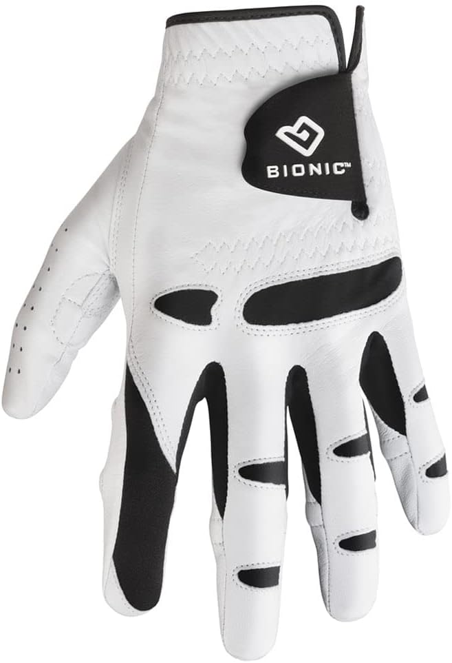 Bionic Men's Stablegrip Golf Glove XXL - Natural Fit, White