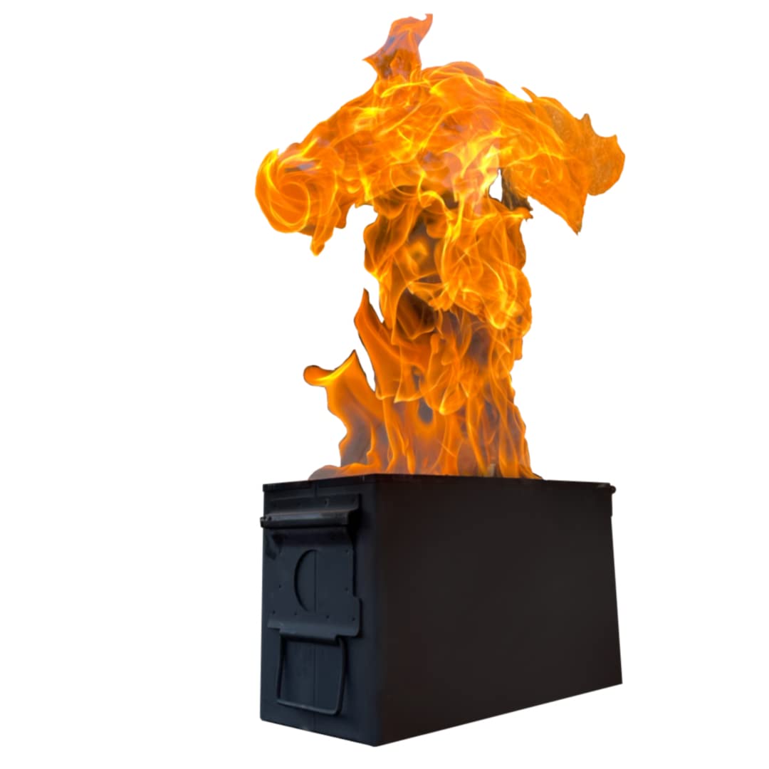 O.G. TactiCool Ammo Can Propane Fire Pit for Outdoor Enjoyment