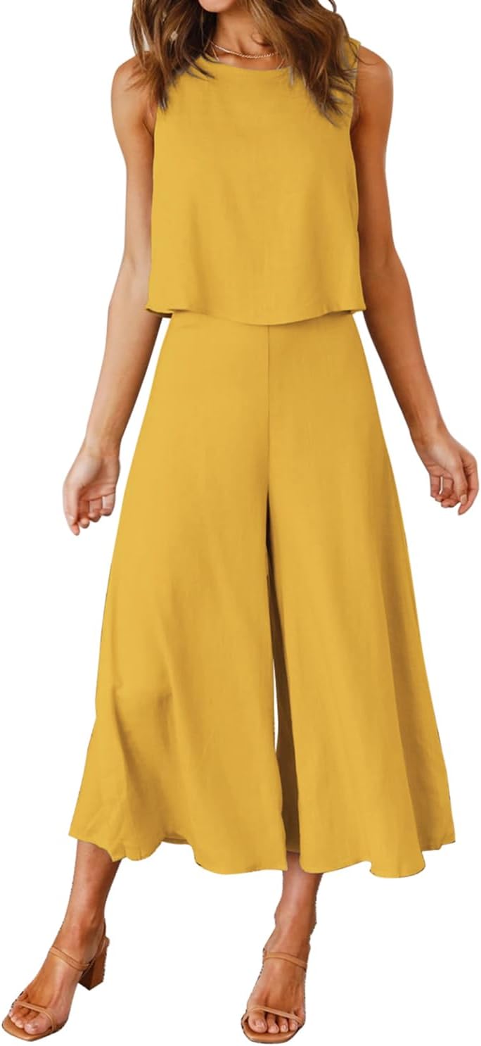 ROYLAMP Women's Summer 2 Piece Outfits for Stylish Comfort