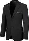 Blazer for Men Slim Fit Casual Suit Jacket Notch Lapel - Lightweight