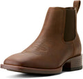 Ariat Men's Booker Ultra Black Square Toe Boot - Clean Chelsea Western