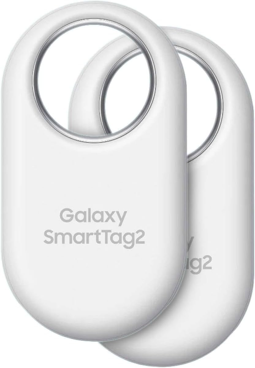 SAMSUNG SmartTag2 (2023) 2-Pack: Long Battery Life, Water-resistant