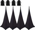 4 Pack Speaker Stand Cover Tripod Scrim - 360 Degree Stage Coverage
