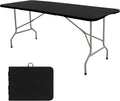 Folding Table 5FT Portable Heavy Duty Plastic Outdoor Dining Table