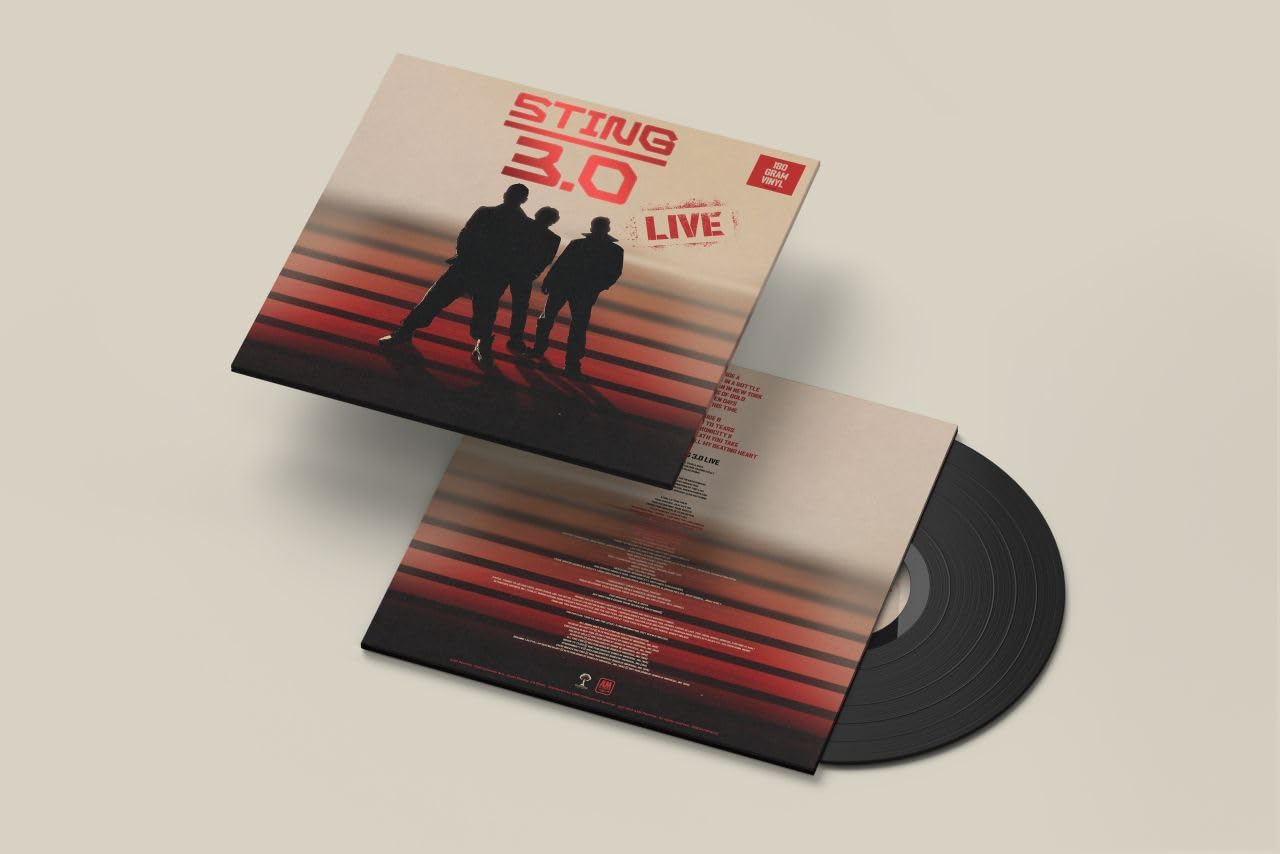 Sting 3.0 LIVE 180g LP - A Must-Have Vinyl Experience