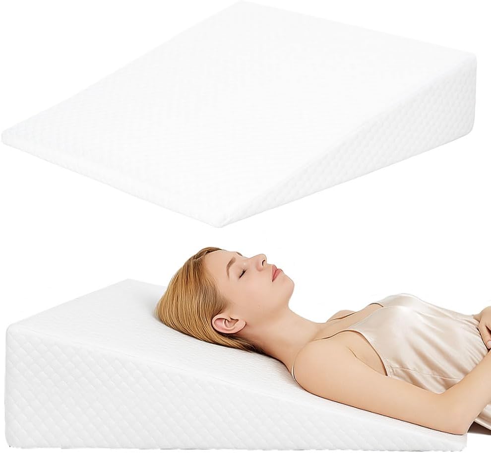Wedge Pillow by VADSBO for Sleeping and Back Support 10in