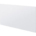 HDPE Sheet 1/4 in Thick 24 x 48 in White Plastic Sheet - Durable DIY