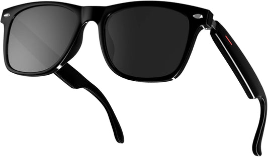Bluetooth Smart Sunglasses: Open Ear Speakers, Voice Assistant - Capture the Moment!